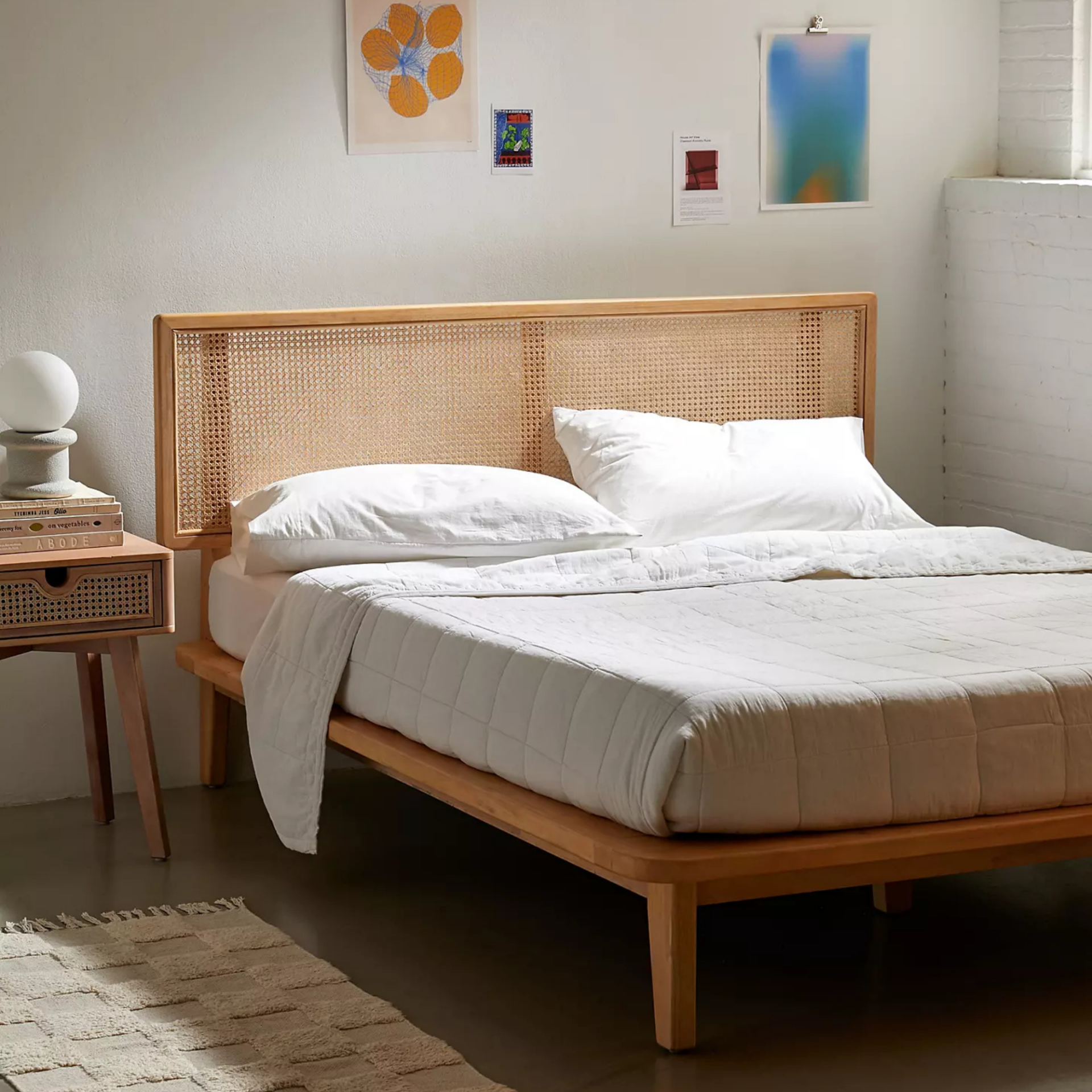 RHİACONCEPT Ahşap Hazeran Başlıklı Karyola 160x200