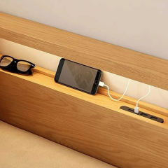 RHİACONCEPT Ahşap Şarj İstasyonlu Daybed