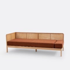 Solia Ahşap Rattan Daybed