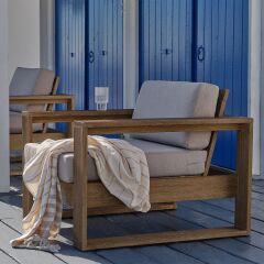 Ahşap Bahçe Balkon ve Teras Tekli Koltuk
