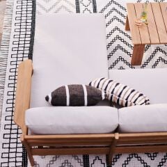 Ahşap Bahçe Balkon ve Teras Set Koltuk Takımı