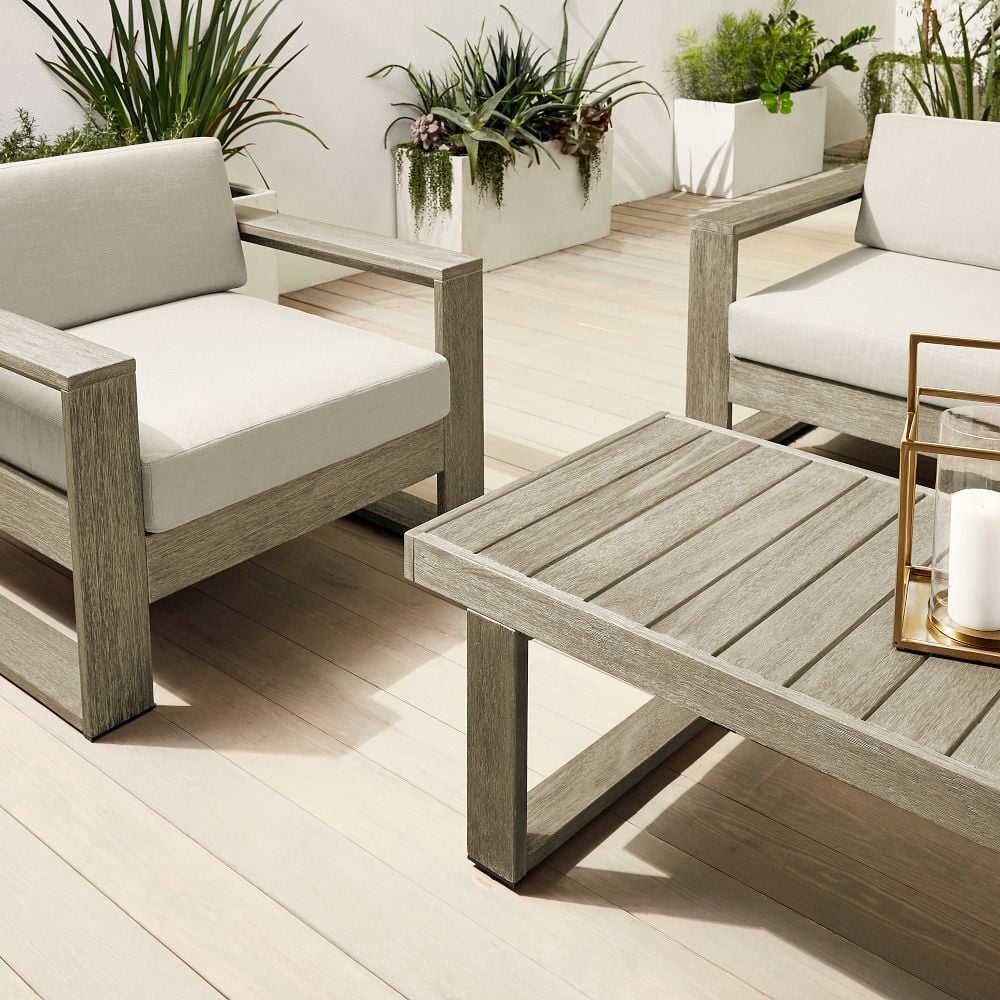 Portside Dış Mekan İkili Koltuk ve Tekli Koltuk Sehpa Hediyeli