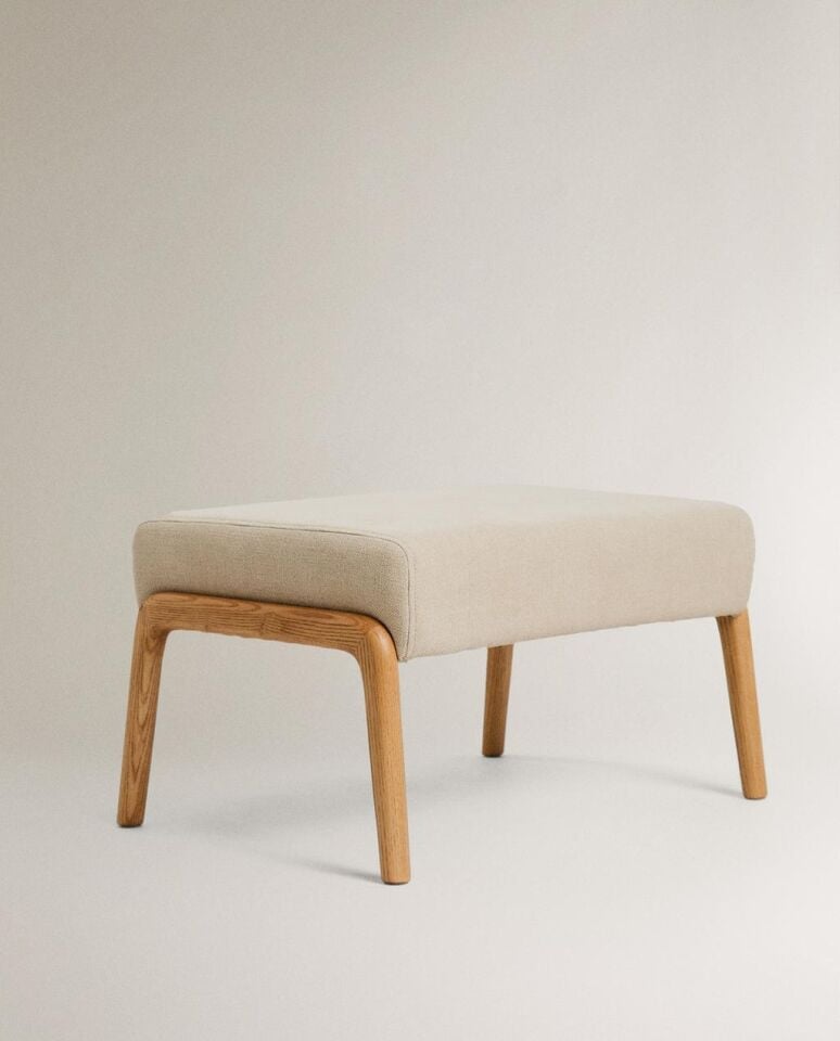 DİŞBUDAK AĞACI KETEN AYAK TABURESİ